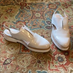 Zara exposed heel oxfords